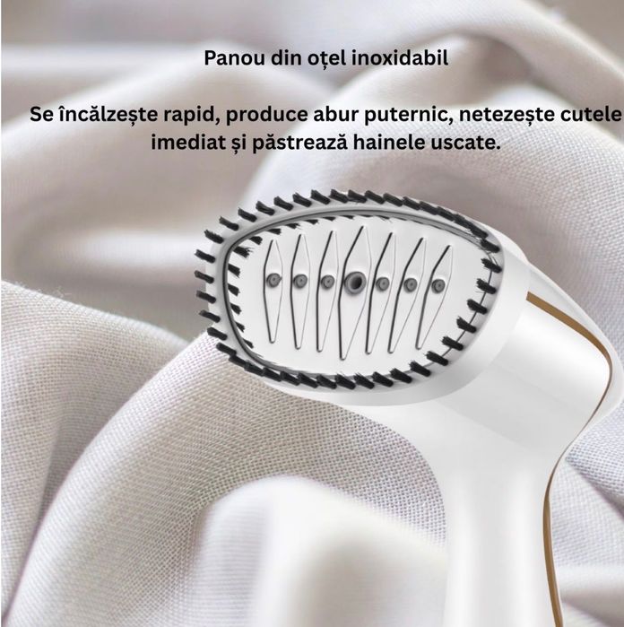 Steamer vertical Das Schaf™, 1780 W, incalzire rapida 20 sec, 3 trepte de putere, rezervor 320ml, touchscreen