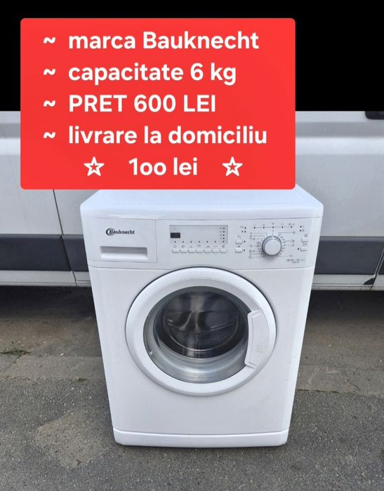 Masini de spalat rufe automate import Germania.