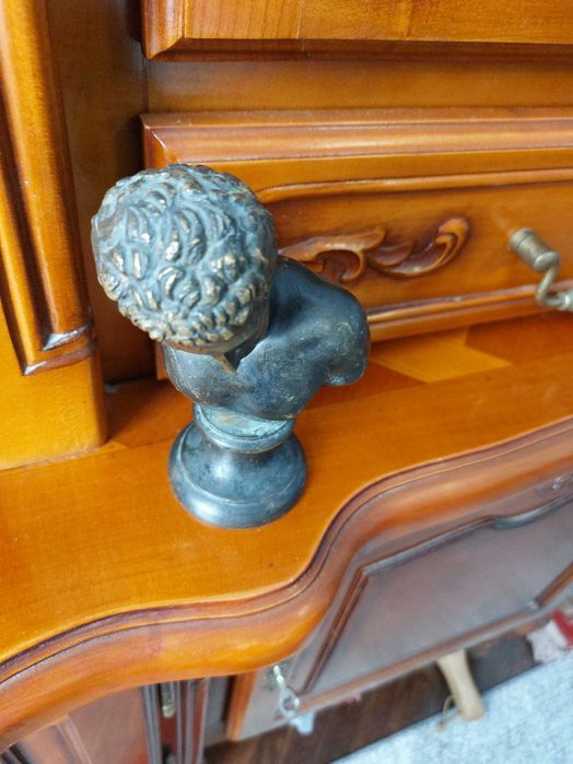 Veche Sculptura Bronz Bust David! Piesa Deosebita!