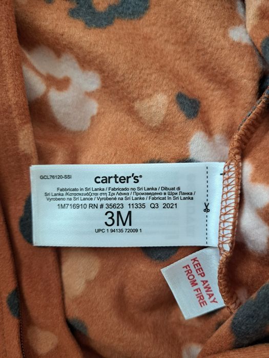 Salopetă plușată Carter's