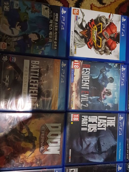 Обменяю игры для ps4 ps5