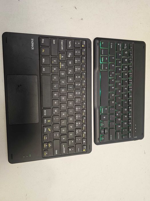 Pachet 2 Tastaturi Wireless Bluetooth Inateck Touchpad si Tastatura Iluminata