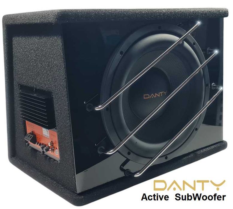 Активен субуфер DANTY DT-812 1000W - 10" с вграден усилвател