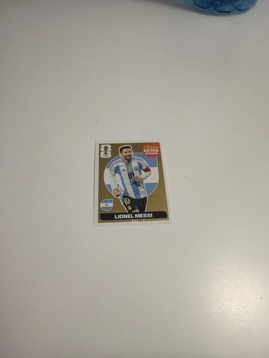 Cartonas messi extra sticker gold panini world cup 2026