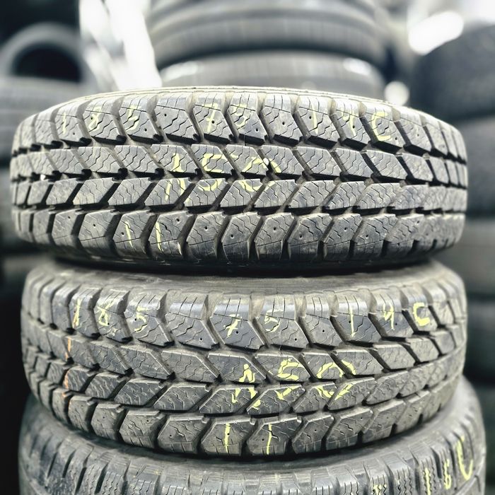 2x 185/75/14C M+S GOODYEAR Stare excelentă