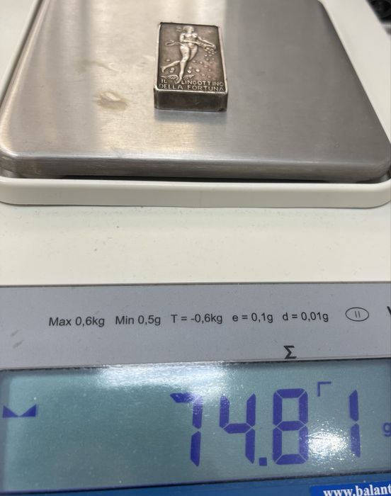 Lingou argint uzat 999 75gr