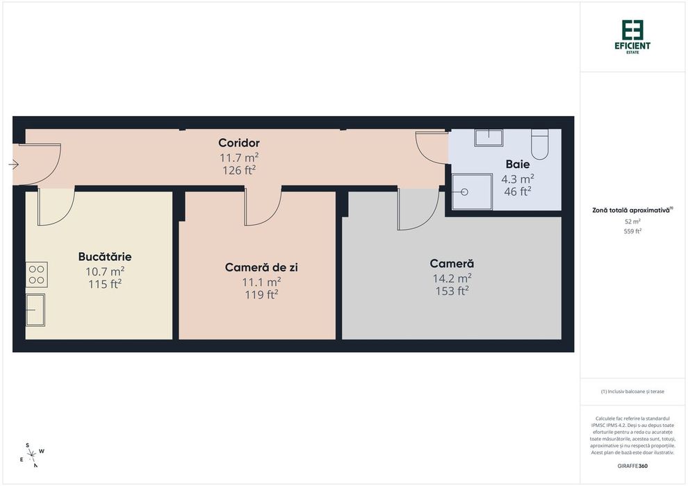De închiriat Apartament 2 camere Mansardă - Zona Aradului - Timișoara