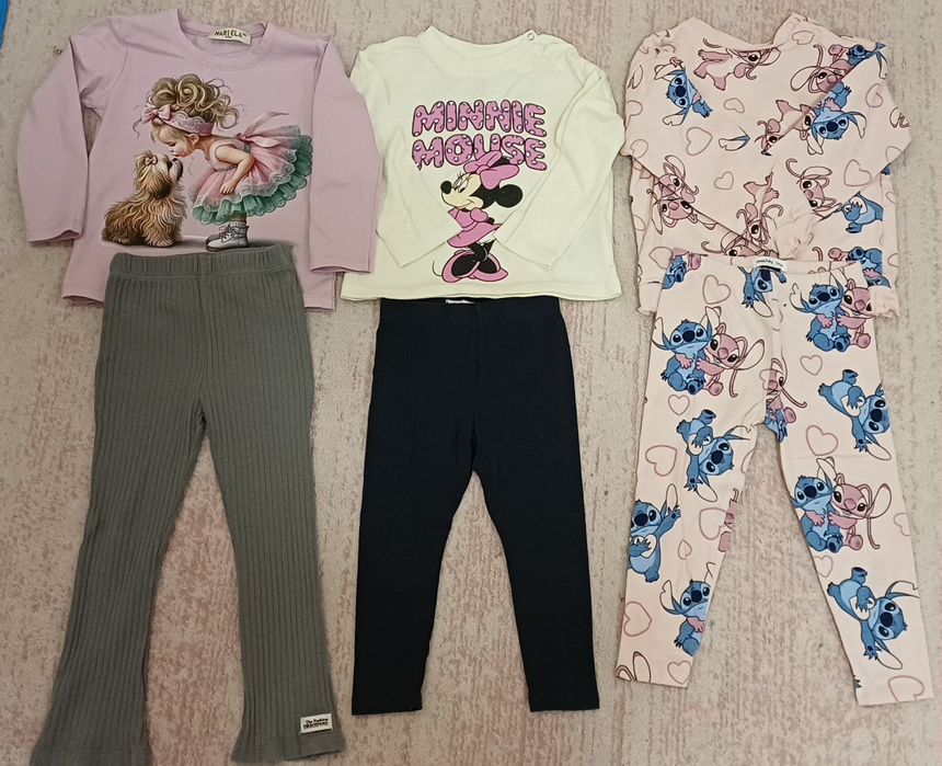 Лот от три комплекта за момиче 98