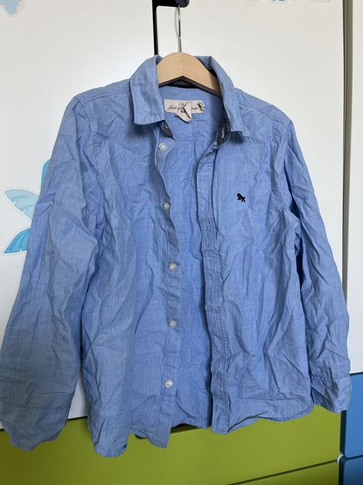 Детска риза H&M 128р 7-8 год. 100% памук