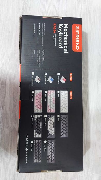Mexanika klaviatura 60% Blue switch RGB — ZIFRIEND KA646