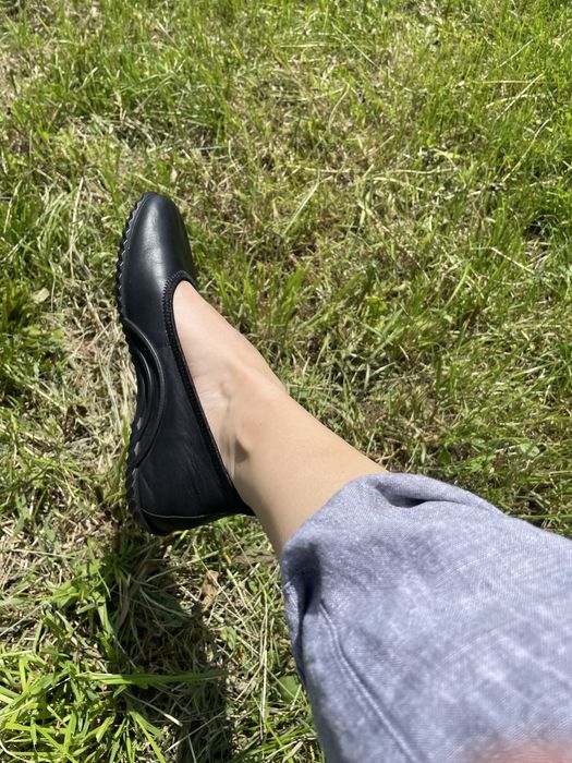 Balerin, piele, Ecco 37, noua