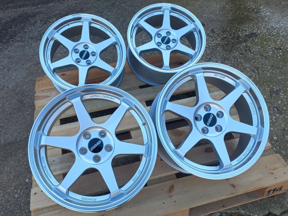 17"5х100Rays T37 Volk Racing 7.5ж ет35 Subaru Vw Golf Polo Toyota Чист