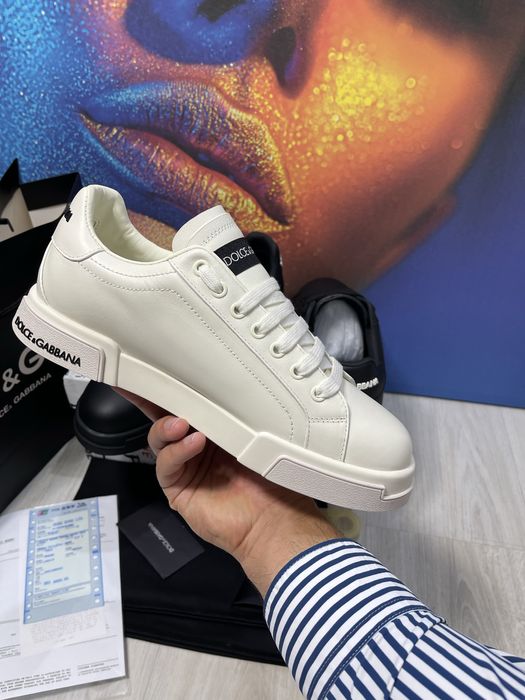 Adidasi Dolce Gabbana piele naturala 100% Full Box colectie noua