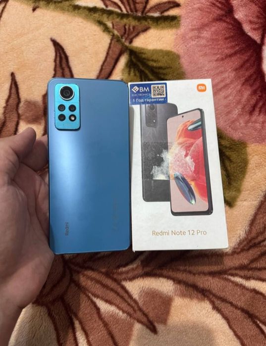 Xiaomi Redmi Note 12 Pro 12/128GB Blue Igravoy Karobka Holati Yaxshi