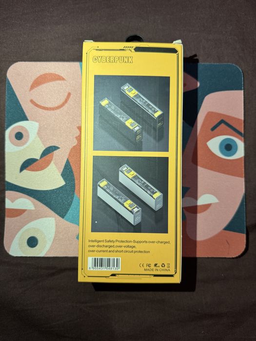 Baterie externă Cyberpunk 20000mAh Power Bank USB-C - Nouă