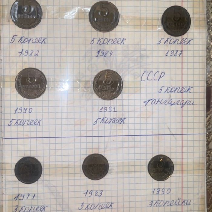 Tanga va pul tarixiy noyob. Монеты и деньги ссср. Sssr