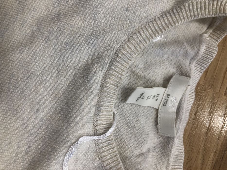 Bluza tricotata hm, crem