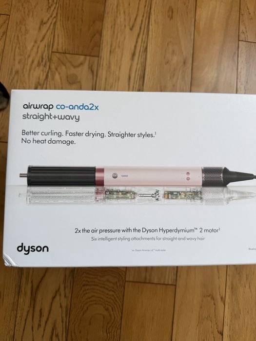 Dyson Airwrap Co-anda2x Straight+Wavy Nou Sigilat Ceramic Pink
