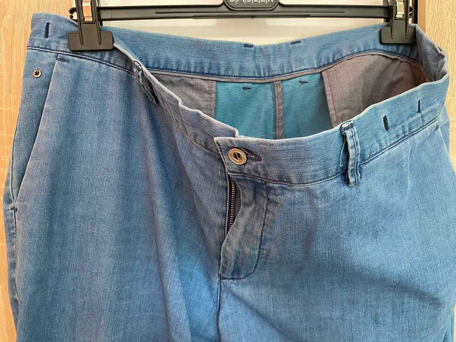 Мъжки спортно елегантен панталон тип дънки размер 56