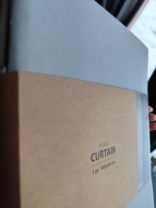 НОВИ непрозиращи завеси/пердета Jysk 140/245