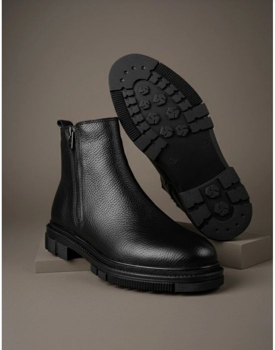 ЧИСТО НОВИ Промоция Мъжки боти тип Челси "MUGGO" Естествена кожа