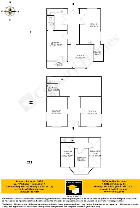 105595 Очарователна триетажна къща с гараж и двор във Велико Търново