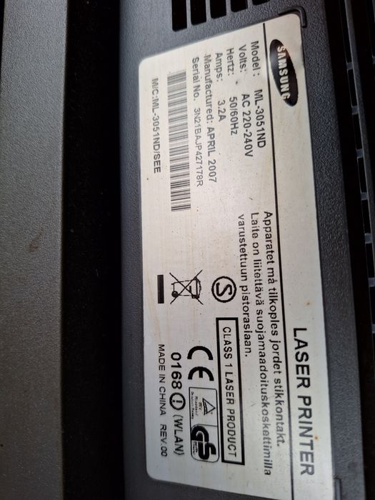 Imprimanta samsung laser cu toner