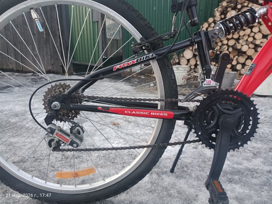 Велосипед состояние нового.