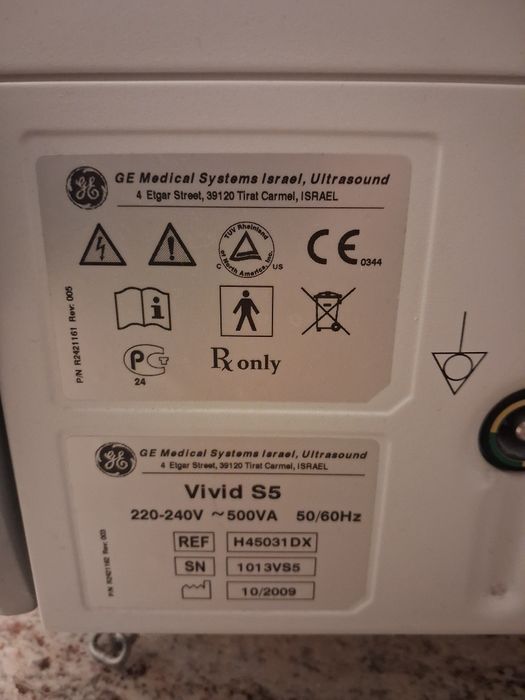 Ecograf General Electric Vivid S5