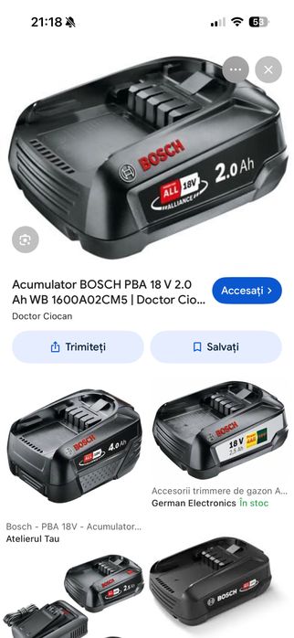Suflanta Bosch 18 v