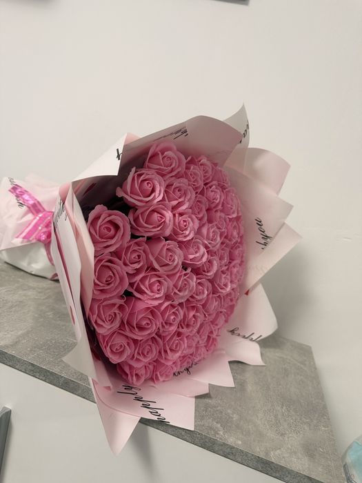 Buchet trandafiri din sapun 51