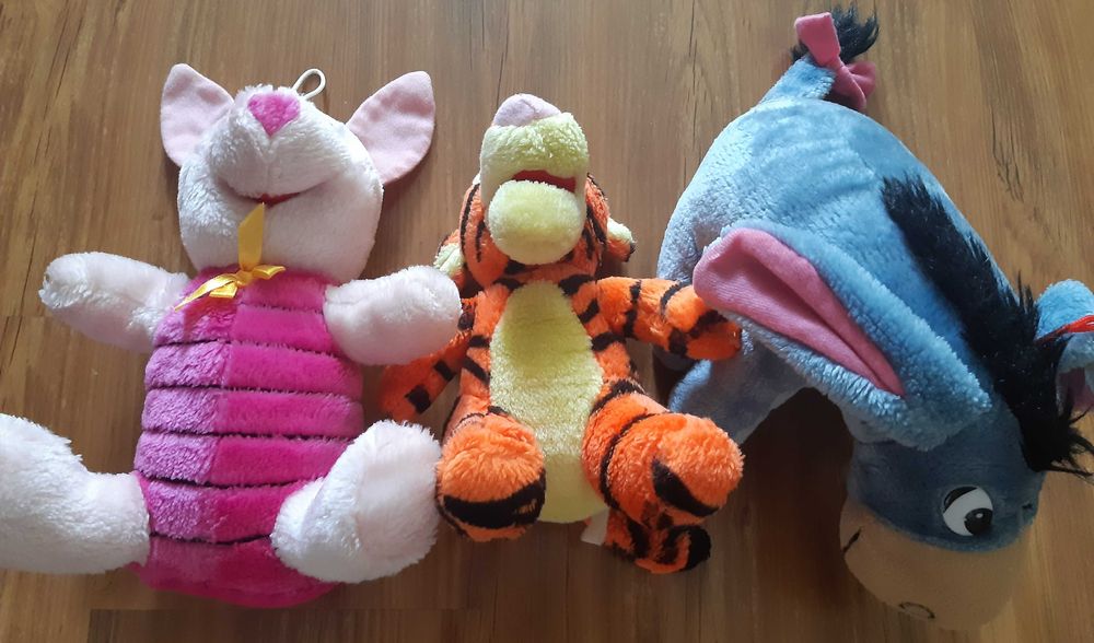 Торба с плюшени играчки