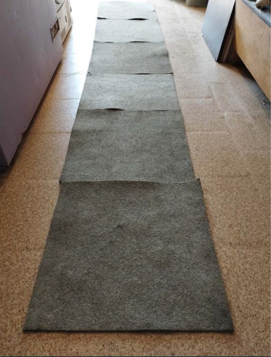 Продам ковролан б/у 50х50 см по 50 тг/шт