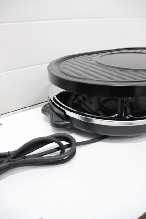 Раклет грил Princess - Овална форма, 8 тигана, Многофункционална плоча