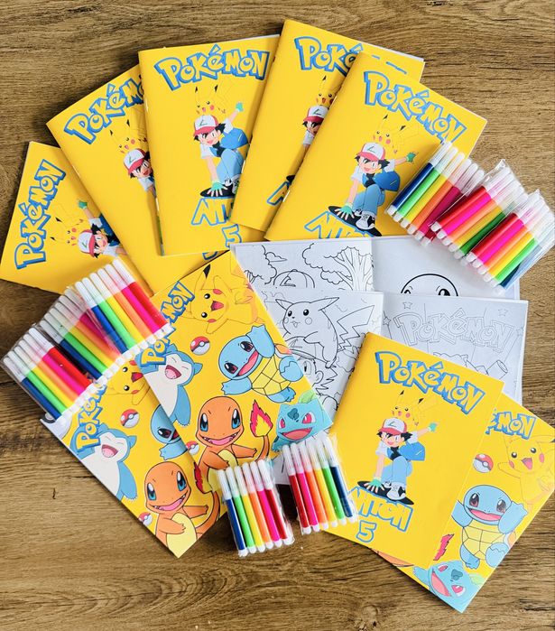 Персонализирани книжки за оцветяване Покемон Пикачу Pokemon Pikachu