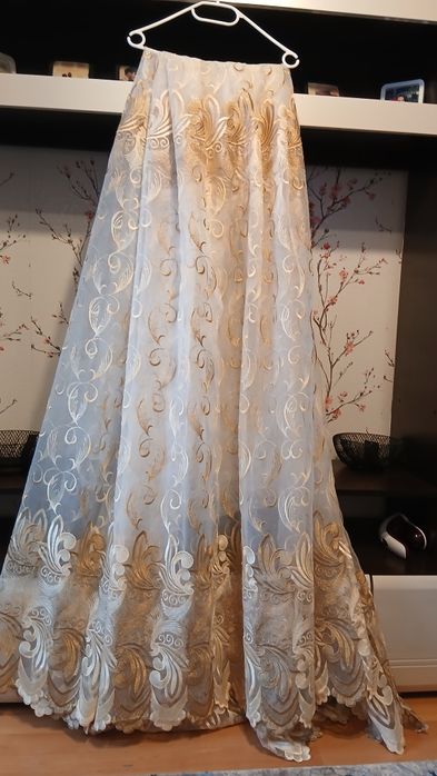 Perdea din mătase organsa