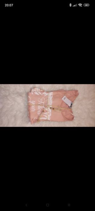 Set pijama, roz pudrat, cu eticheta, 100% bumbac,mărimea 36-38