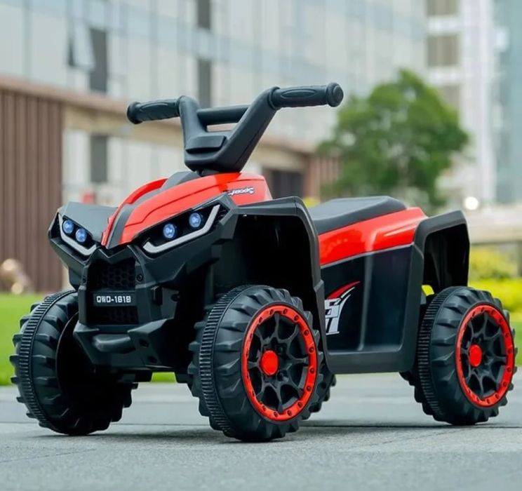 ATV electric pentru copii 6V4Ah cu 2 motoare și faruri LED model 1619
