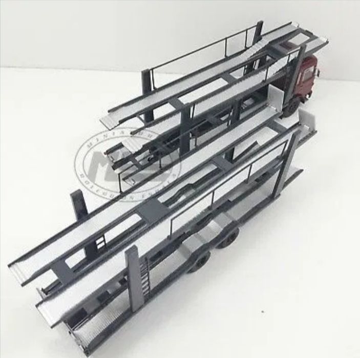 macheta trailer platforma MAN F7