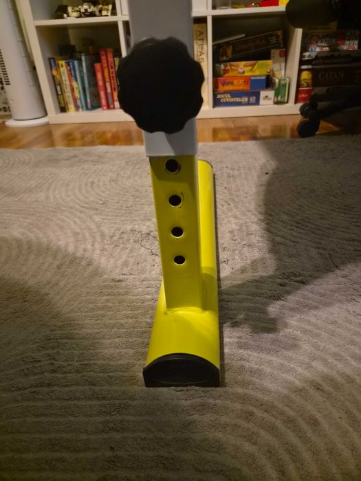 Birou ergonomic pentru copii/tineret, modern, reglabil pe inaltime, posibilitatea de inclinare a blatului, L.109 x l.55 x H.63, alb/verde