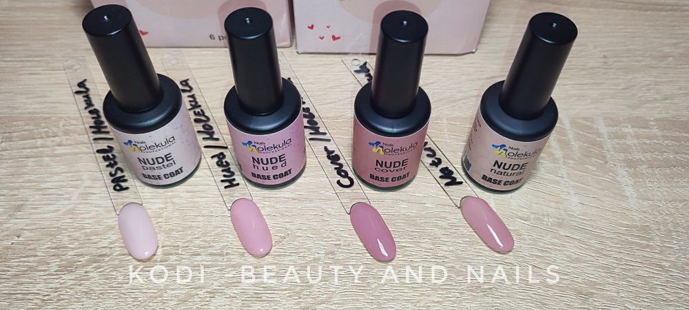 Каучукова цветна база "Molekula Nails'' Без ТПО!