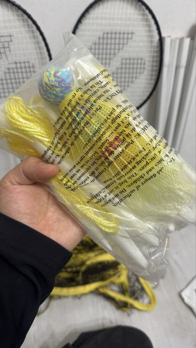 Теннис бадминтон с сеткой