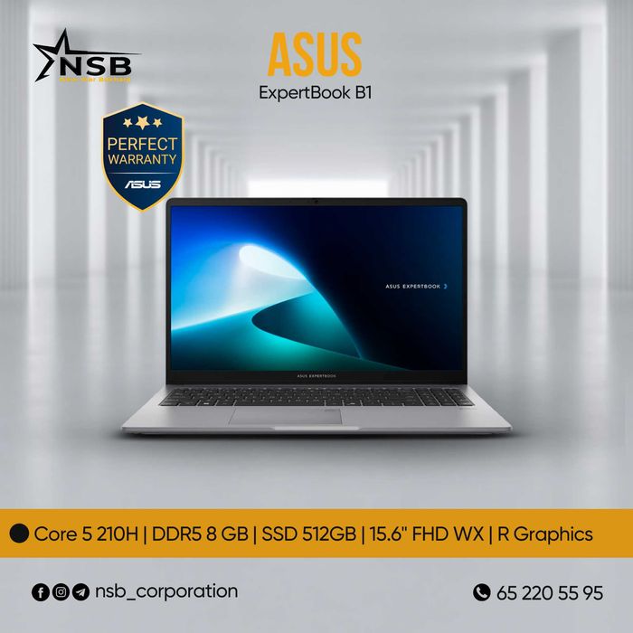 Asus Expertbook i5 210H