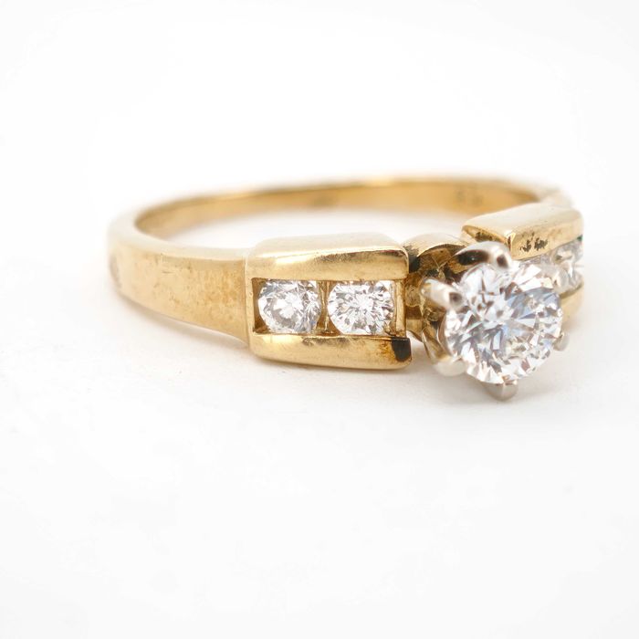 Inel diamante naturale 14k 0.88ct