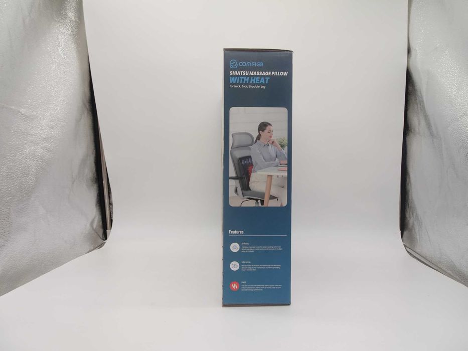 Comfier Aparat de masaj pentru spate cu căldură Shiatsu