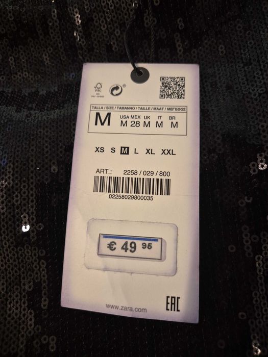 Roche Zara nearga cu paiete  - perfecta de club