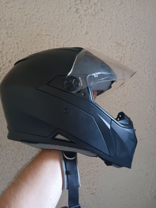 Cască moto Caberg Stunt, Mărimea M, Intercom Ejeas V6 Pro.