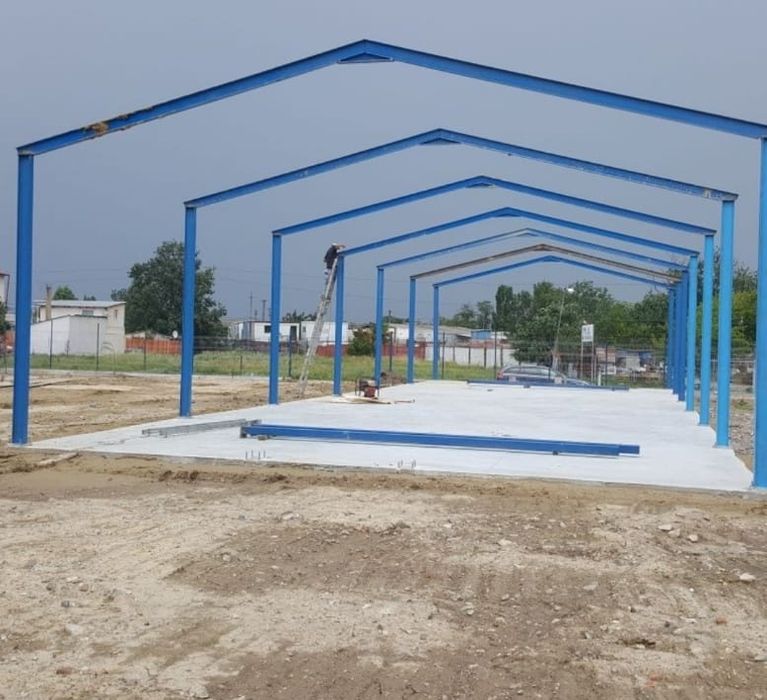 Vând hala metalica pe structura metalica la orice deschidere pentru
Ma
