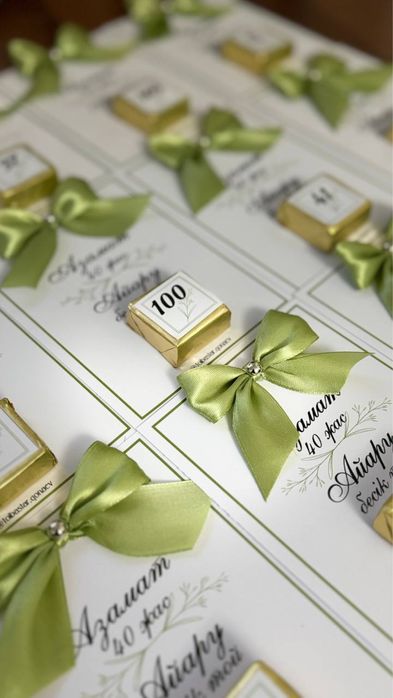 Бонбоньерки ,тойбастар,обертка шоколада