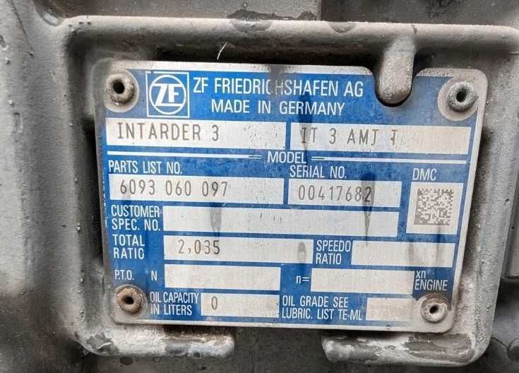 Cutie de viteze ZF 12 TX 2211 TD DAF XF106 LI - Piese de schimb DAF